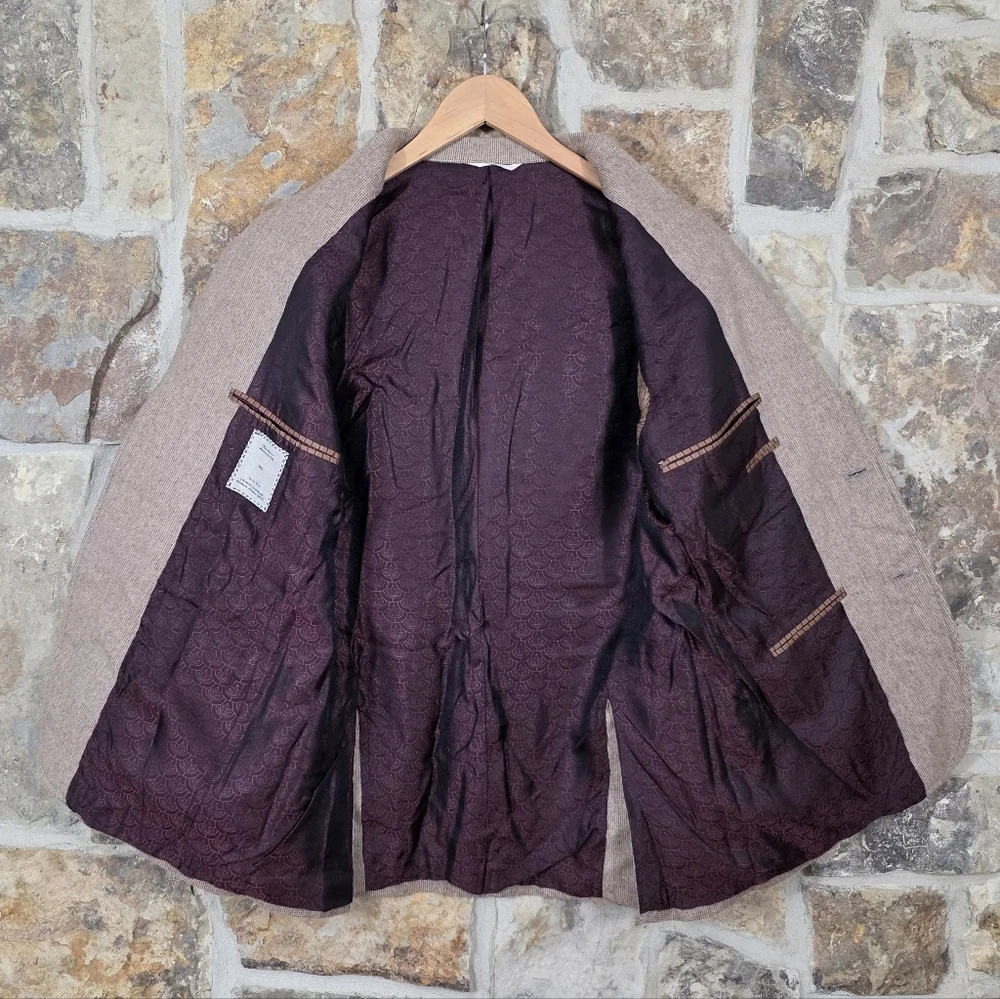 Billy Reid Camel Hair Suit Coat Heirloom Sport Jacket Blazer